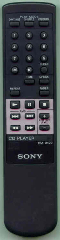 Sony Remote Control - 1-467-880-11