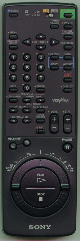 Sony Rmt-V184A Remote Control - 1-473-515-11
