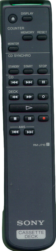 Sony Remote Control Rm-J710 - 1-473-599-11