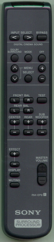 Sony Rm-Ep9Es Remote Control - 1-473-988-11
