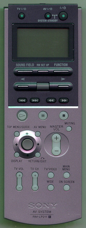 Sony Remote Control - RMLP211
