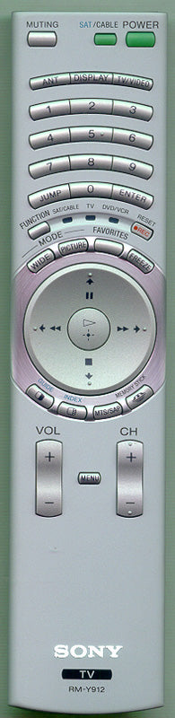 Sony Rm-Y912 Remote - 1-477-670-12