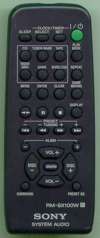 Sony Commander, Standard,Rm-Gs - 1-477-800-11