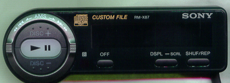 Sony Rm-X87//Q (Hk=Kk) - A-3220-772-A