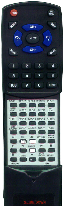 Sony Rmt-D112A Remote Control - 1-418-321-41