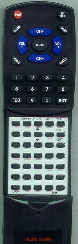 Sony Remote Control (Rm-X123 - 1-477-472-11