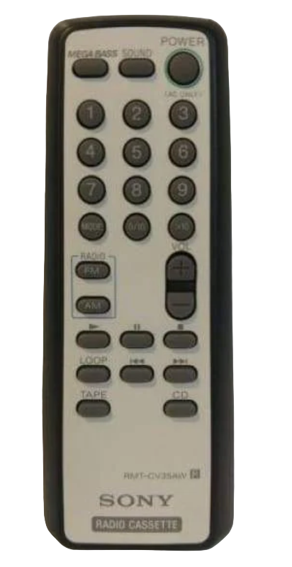 Sony Remote Control - R-MTCV-35A-W