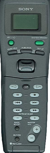 Sony Rm-Lj301 Remote Control - 1-475-726-11