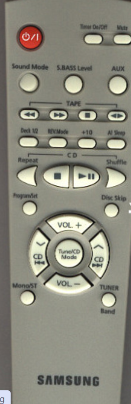 Samsung Remote Control Assembly - AH59-00134K
