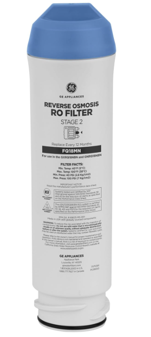 GE Part# FQ18MN Membrane Filter - Genuine OEM