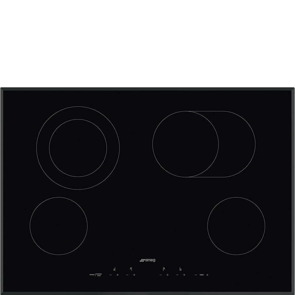 Smeg SEU304EMTB 30 Inch Electric Cooktop with 4 Cooking Zones
