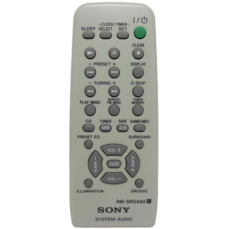 Sony Rmsrg440 Remote Control - 1-477-716-11