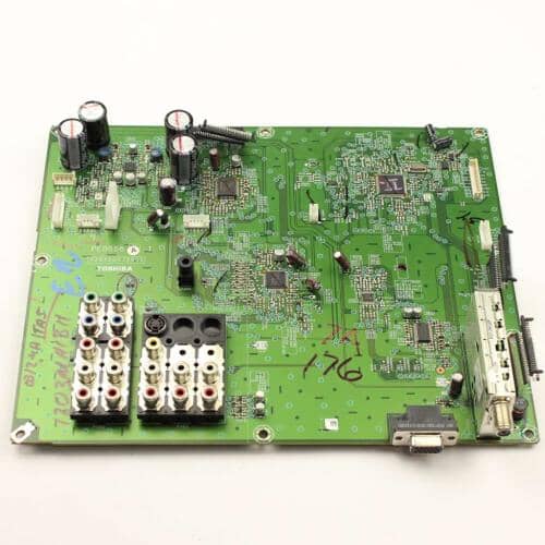 Toshiba Part# 75011024 AV Printed Circuit Board Assembly (OEM) Pe0556a1, Tu-av, Xf550u