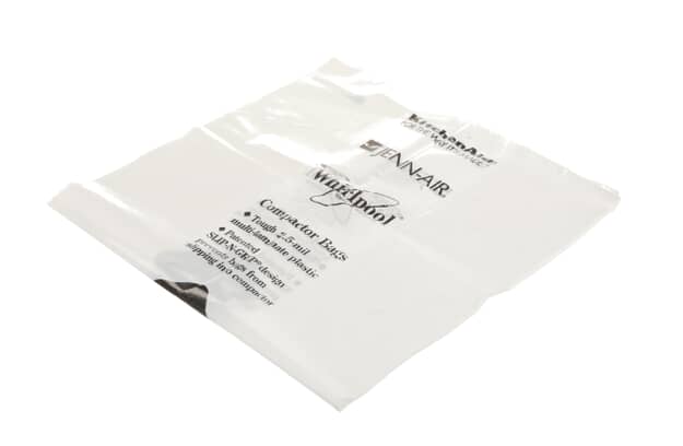 KitchenAid KUCS02CRWH1 Trash Compactor Bags (60 Pack) Genuine OEM