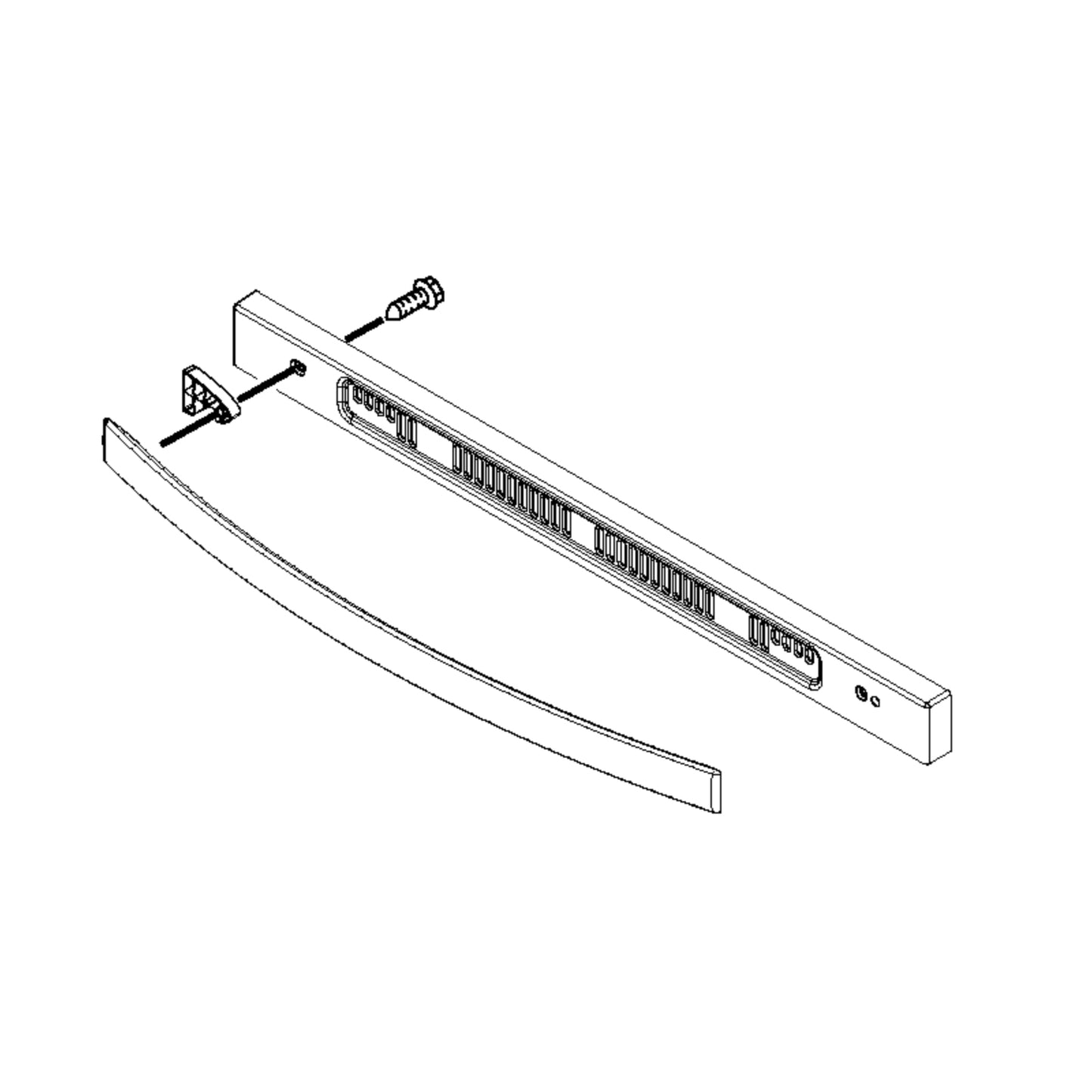 Whirlpool Part# W11039084 Handle Assembly - Genuine OEM