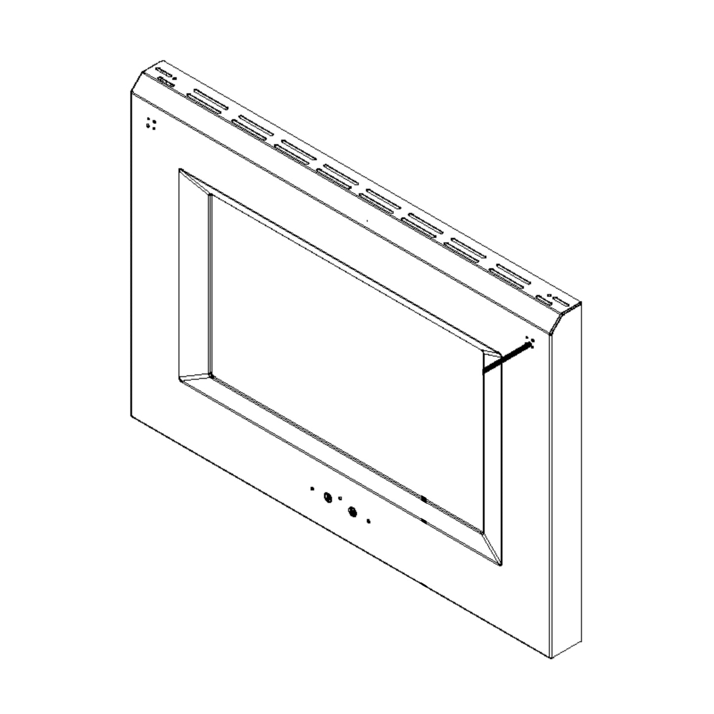 Whirlpool Part# W11127312 Door Panel (White) - Genuine OEM