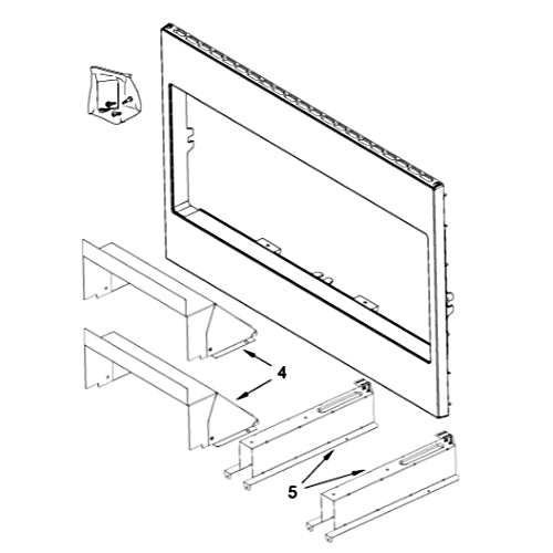 Whirlpool Part# W11451313 Trim Kit - Genuine OEM