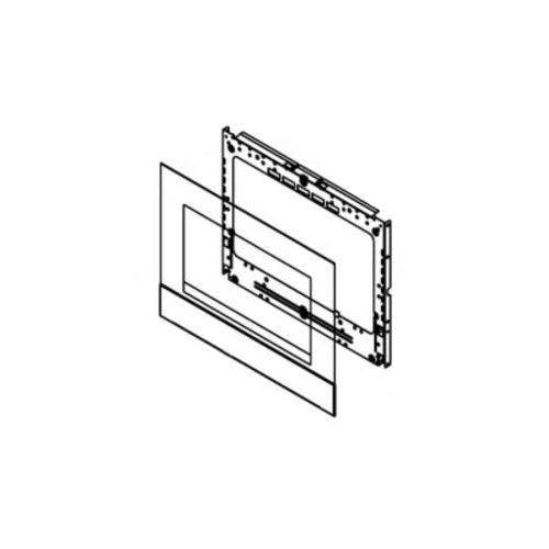 Whirlpool Part# W11654062 Outer Door Glass Assembly - Genuine OEM