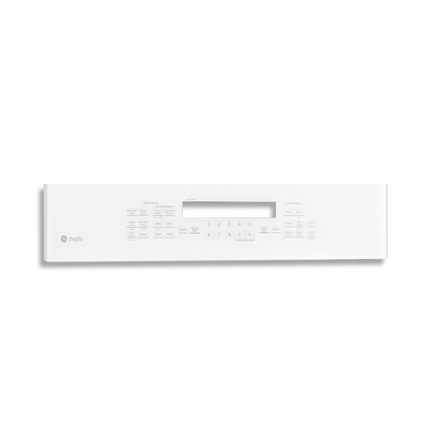 GE Part# WB36T11070 Control Panel (White) - Genuine OEM