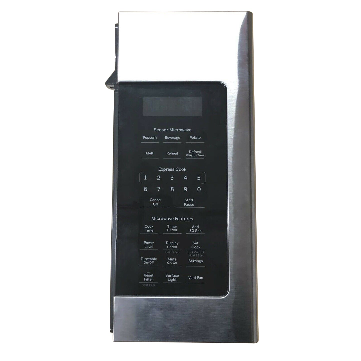 GE Part# WB56X30182 Control Panel Assembly (OEM) Stainless