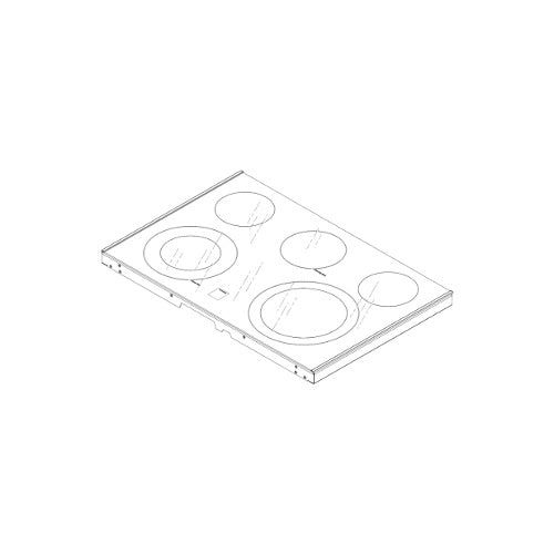 Ge Maintop Glass Assembly - WB62X45230