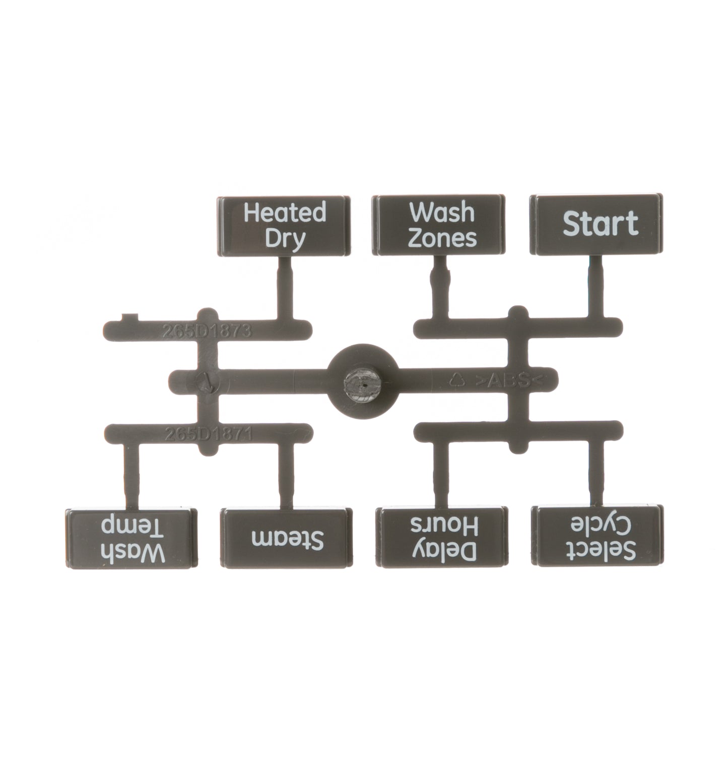 GE Trim Handle Sxs Almon - WR12X10040
