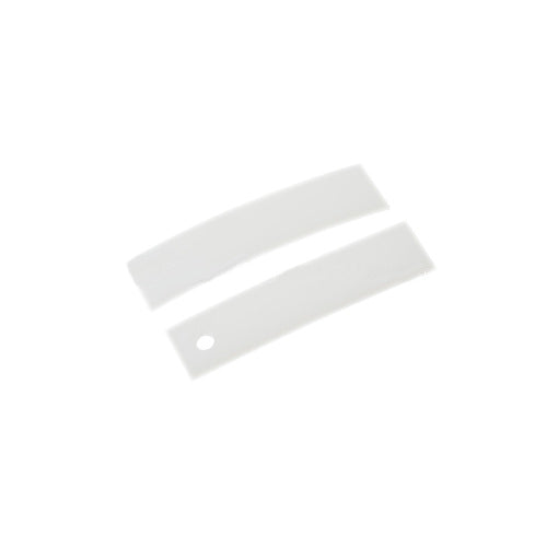 GE Part# WE03X37318 Front Bearing Drum Slide (White) - Genuine OEM
