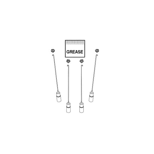 Ge Rod & Spring Purple 4 Pack - WH03X35581