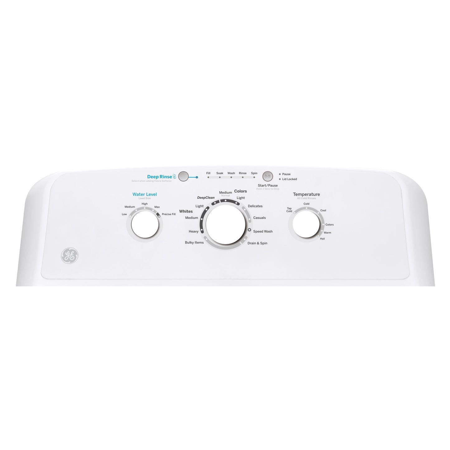 GE Washing Machine Touchpad Control Panel - White GTW335ASN1WW
