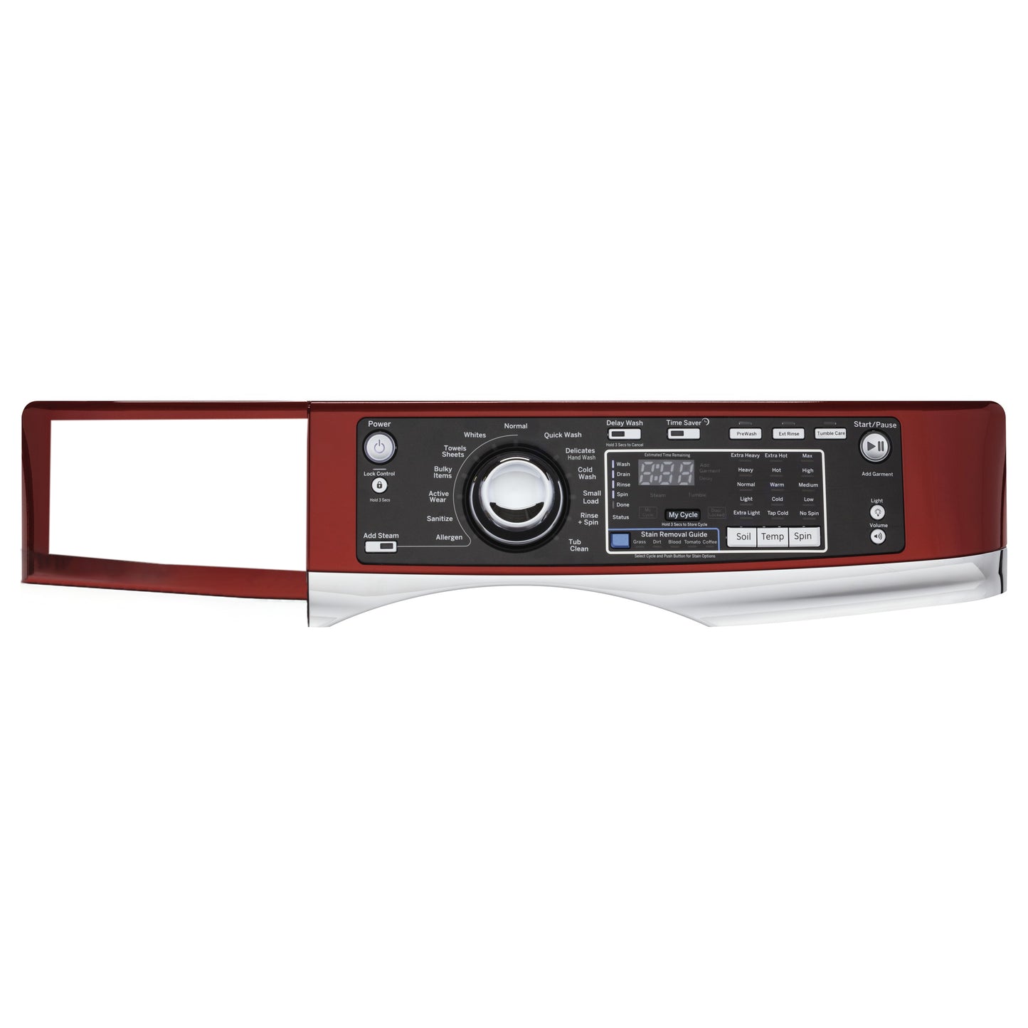 GE Part# WH42X26027 Control Panel Assembly (OEM) Maroon