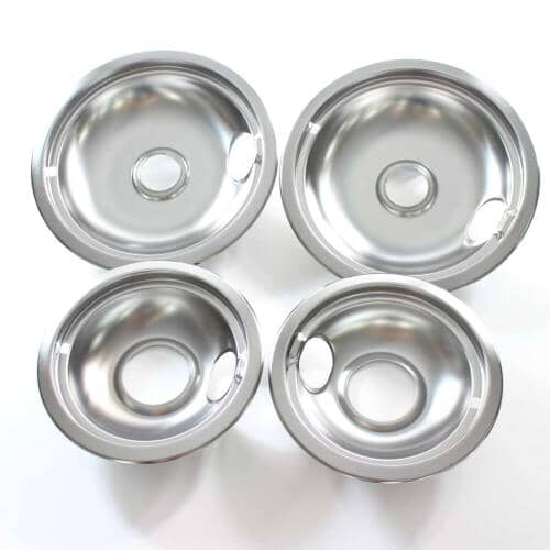 Whirlpool Chrome Drip Bowl Kit W10278125