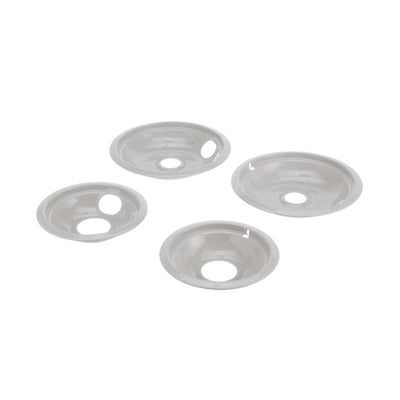 Amana CAKDE5WW Drip Bowl Kit (Two 6 Inch and Two 8 Inch) Genuine OEM