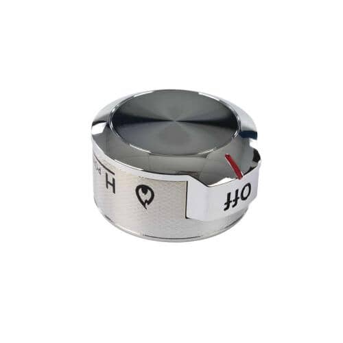 Kitchenaid KSGG700EBS1 Range Left Front Burner Control Knob (Stainless)