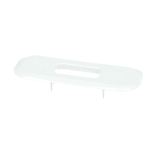 Whirlpool Part# W11643703 Lid Bezel Lock (White) - Genuine OEM