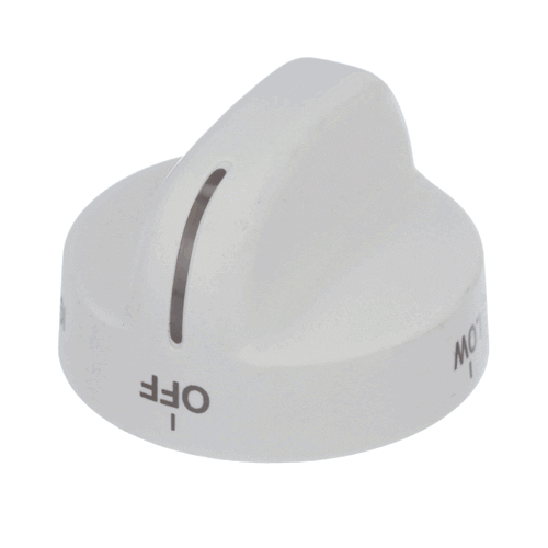 Whirlpool Part# WP8273106 Burner Control Knob (OEM) Bisque