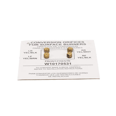Whirlpool Range - Oven/Stove Liquid Propane Orifice Conversion Kit WFG515S0ES0