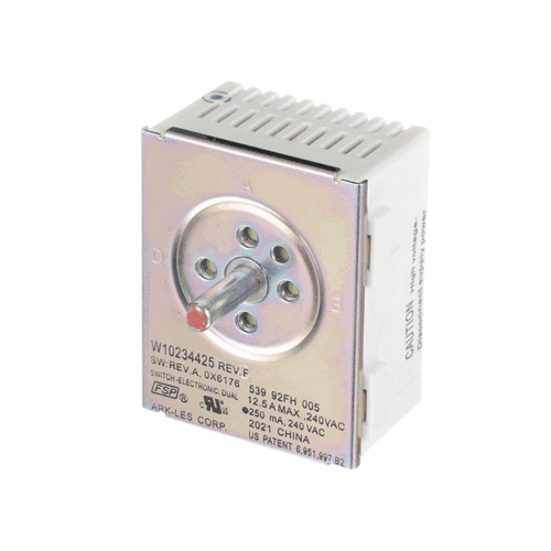 Whirlpool Oven and Cooktop Surface Burner Infinite Switch WPW10234425