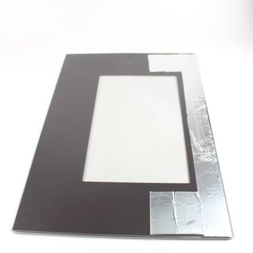 Whirlpool Part# WPW10330079 Exterior Door Glass (OEM) Stainless Steel
