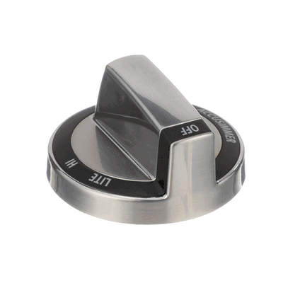 Whirlpool Part# WPW10415451 Chrome Plated Control Knob (OEM)
