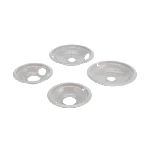 Amana CARC700WW Drip Bowl Kit (Two 6 Inch and Two 8 Inch) Genuine OEM