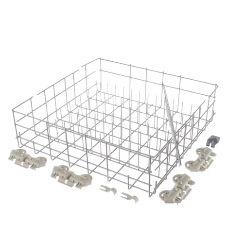 Whirlpool Dishwasher Complete Lower Dishrack Assembly (w/wheels) WDT750SAHV0