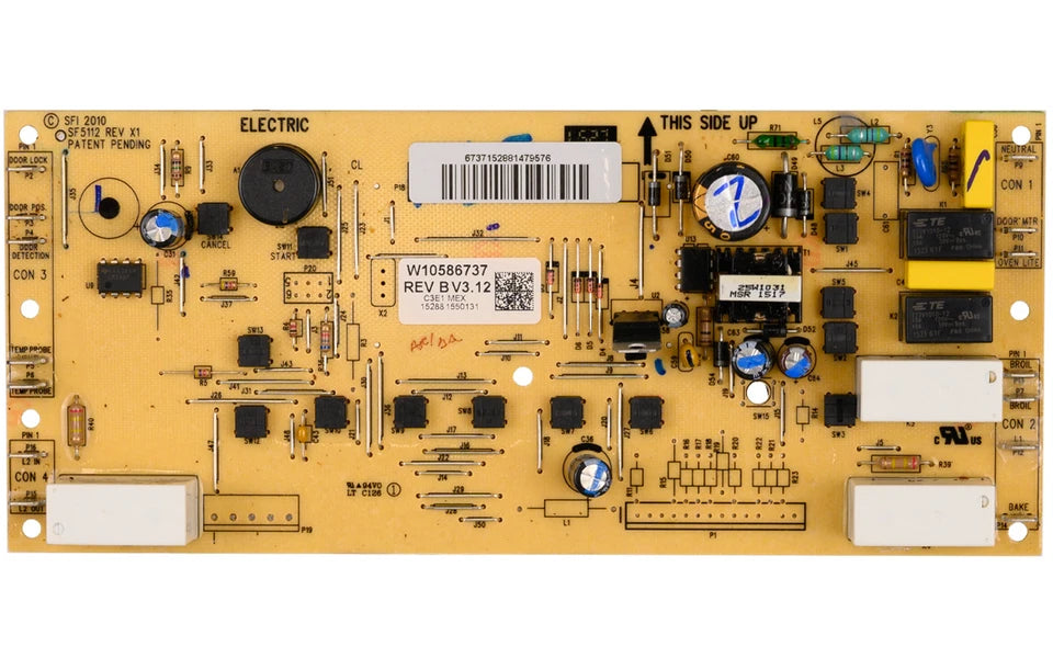 Whirlpool User Interface Control Board WPW10586736