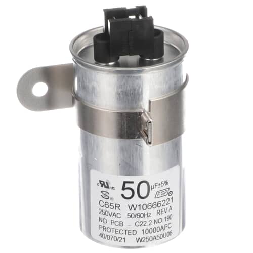 Whirlpool Washer and Dryer Washer Motor Capacitor W10804664