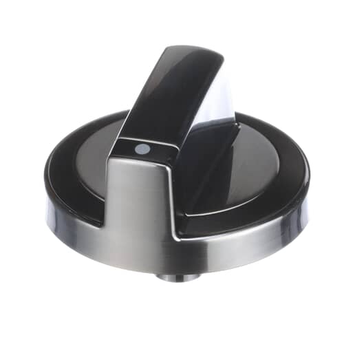 Whirlpool Cooktop Burner Knob (Black, Stainless) G7CE3034XS00