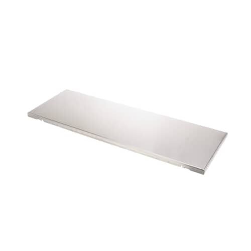 Whirlpool Part# WPW10330070 Drawer Front-Panel (OEM) Stainless Steel
