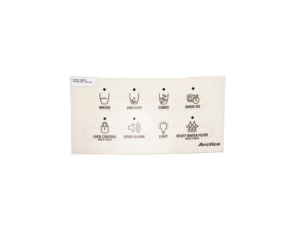 GE Part# WR55X10306 Dispenser Button Interface Control Board (OEM) color:Bisque