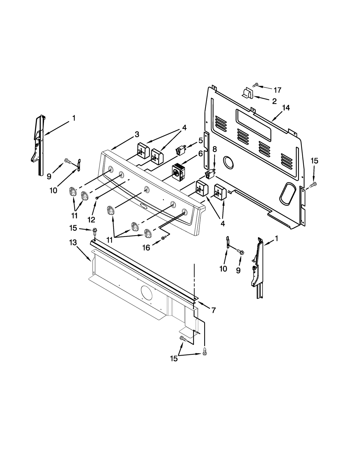 Whirlpool Timer Infinite Switch WP9762215