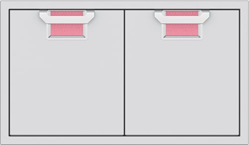 Hestan AEAD36PK 36 Inch Double Access Doors with Commercial-Grade Handles - Pink