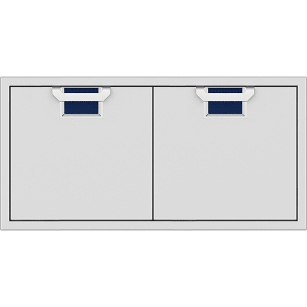 Hestan AEAD42DB 42 Inch Double Access Doors with Adjustable Door Alignment - Dark Blue