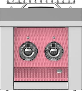 Hestan AEB122NGPK 12 Inch Built-In Double Side Burner with LED-Illuminated Control Panel - Pink